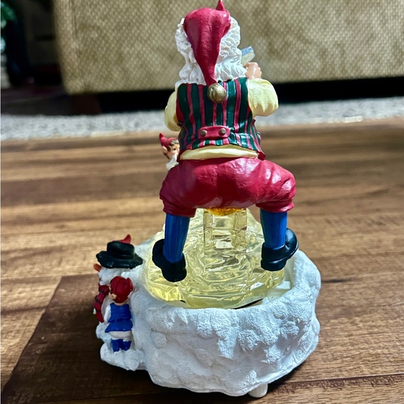 ABC ~Vintage Santa Claus Musical (8 Songs) Lighted Merry Christmas Ice Carving - Picture 8 of 15